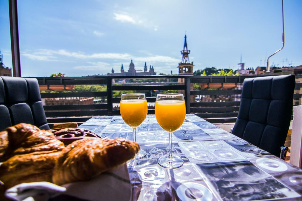 Ferienwohnung Unique Cozy Scenic Penthouse Barcelona Exterior foto